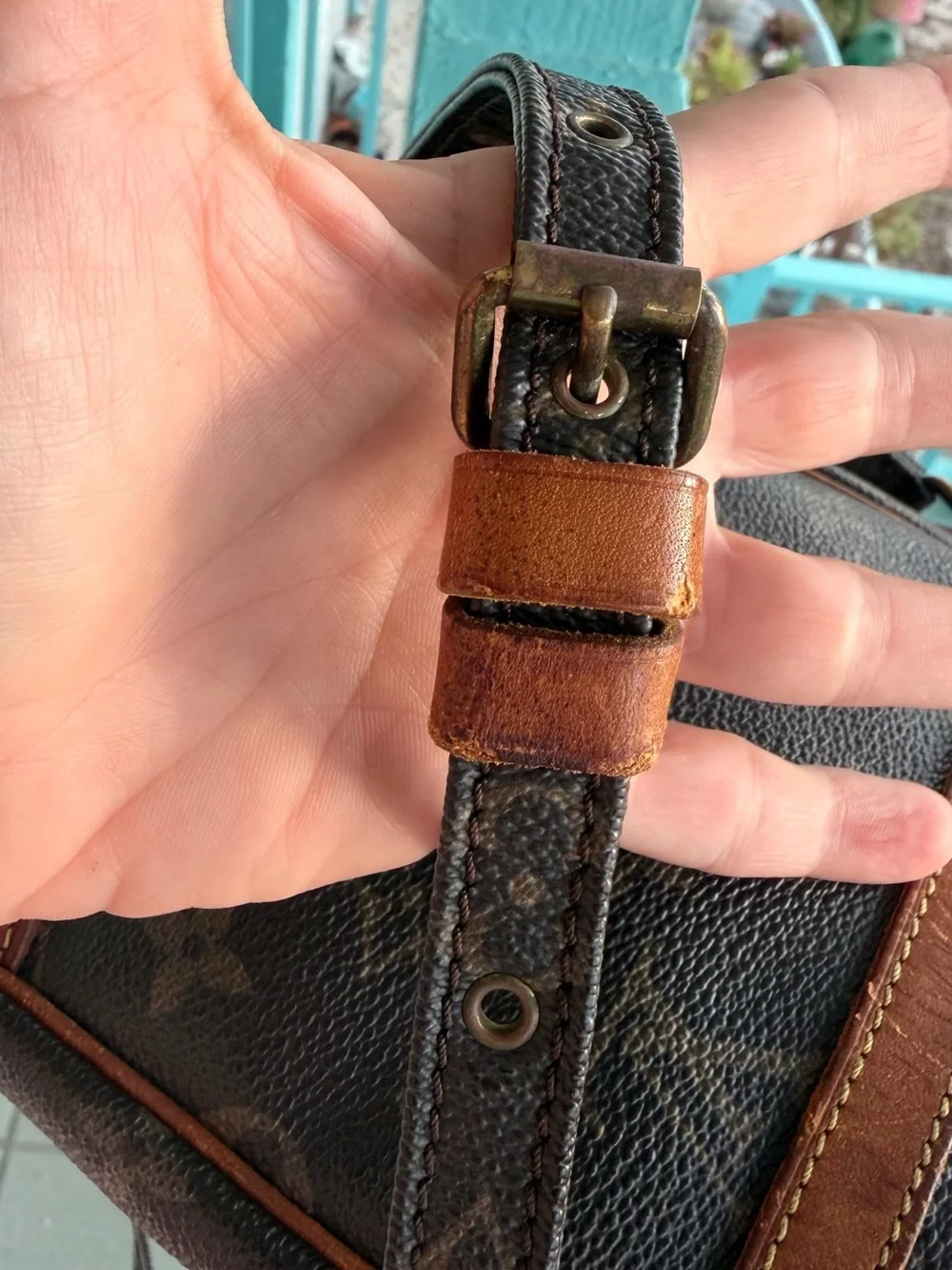 Louis Vuitton Vintage Danube PM Monogram Crossbody Bag